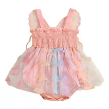 Romper Bebe Menina Jardim Encantado Mesvers Floral Borboleta