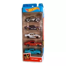 Hot Wheels Pack Com 5 Carrinhos Hw Flames 1:64