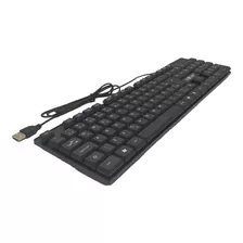 Teclado Com Fio 107 Botões Abnt2 Inova Key-11012 Cor De Teclado Preto