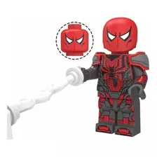 Boneco Blocos De Montar Homem Aranha Armadura Mk3