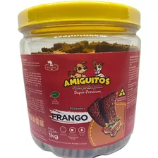 Pote De Bifinhos Caninos 1kg Diversos Sabores Com Brinde