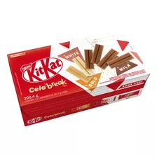 Wafer Kitkat Celebreak De Milk, White E Gold 200.4 G