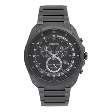 Relógio Citizen At2155-58e Masculino Preto Cronografo Black