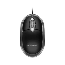 Mouse Multilaser Òptico Classic Preto 1200 Dpi Usb Preto