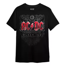 Camiseta Ac/dc Black Ice Consulado Do Rock Oficial