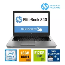 Laptop Hp Tactil Core I5 6ta Gen 16gb Ssd 512gb Wifi Win10