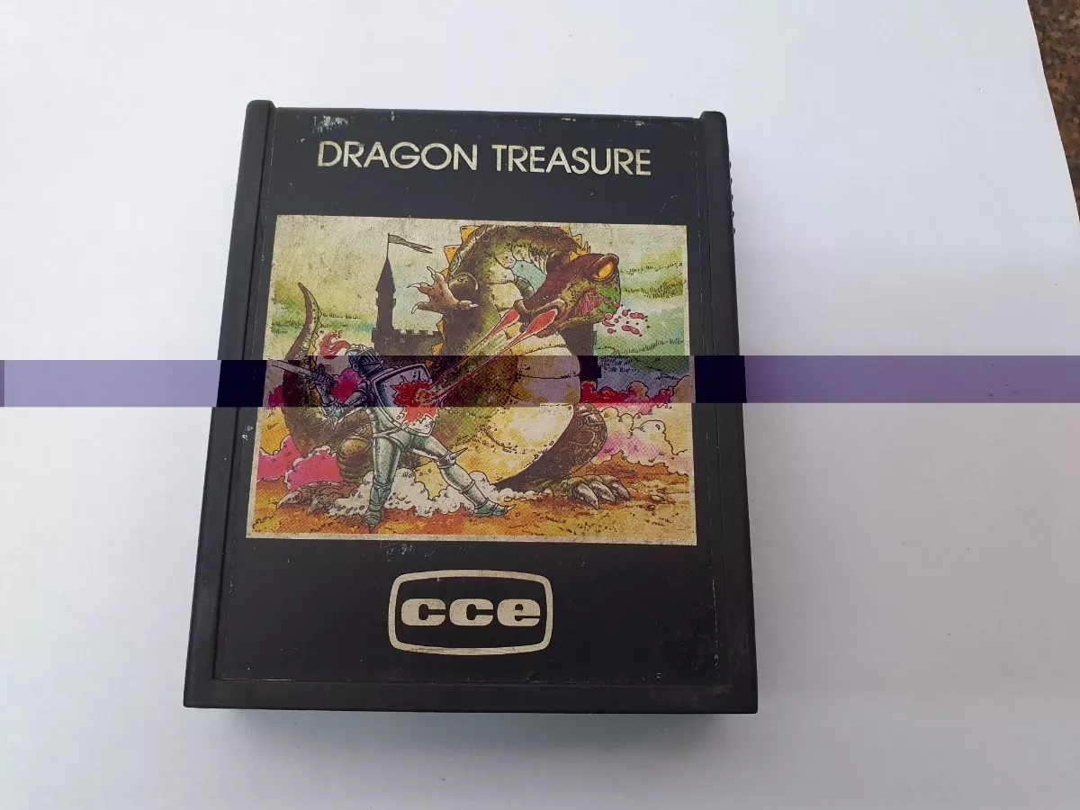 Jogo Para Atari Dragon Treasure Cce / Funcionando