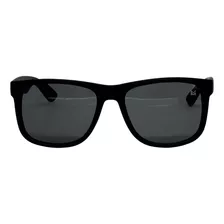 Óculos De Sol Masculino Quadrado Com Proteção Uv400 Preto + Case