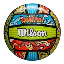 Balón De Voleibol Wilson Pelota De Volleyball Graffiti Ocean Color Verde Lima