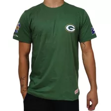 Camiseta Mitchell & Ness Superbowl Champion Verde Militar