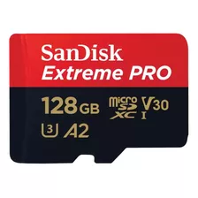 Memoria Sandisk Micro Sd 128gb Extreme Pro C10 170mb/90s Wr