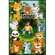 Banners Infantiles,animales De La Selva Bb ,gigantografias