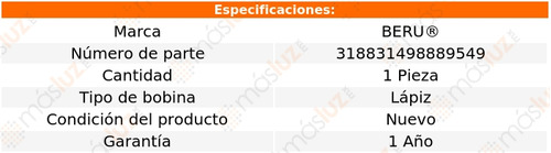 1- Bobina Lpiz P/ Mercedes-benz Slk230 L4 2.3l 01/04 Beru Foto 3