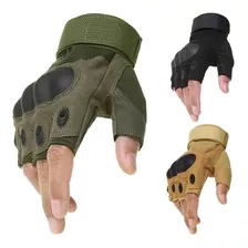 Guantes Medio Dedo Antideslizantes Ciclismo Moto Táctico