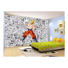 Papel De Parede Dragon Ball Goku Página Manga 10m² Dbz530