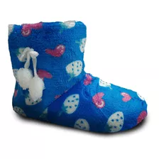 Pantufla Calcetín Niño Antideslizante Fruta Celeste Mike`s 