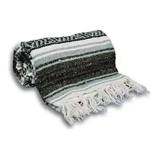 Yogaaccessories Traditional Mexican Yoga Blanket Grey 