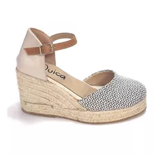 Espadrilles Alpargatas Sandalias Zapatilla Taco Chino Yute 