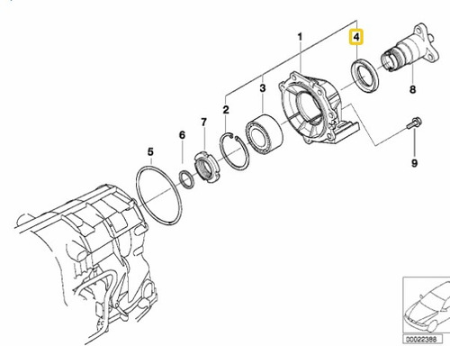 Reten Eje Bmw Transmision 323i 325ci 325i 330ci 330i 525i Z4 Foto 4