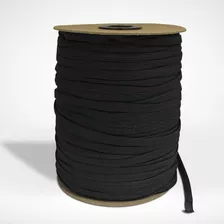 Elastico Crochette De 7mm 5 Ligas Negro Rollo Con 200 Mts