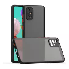 Funda Para Samsung Con Protector Para Cámara Mate Uso Rudo