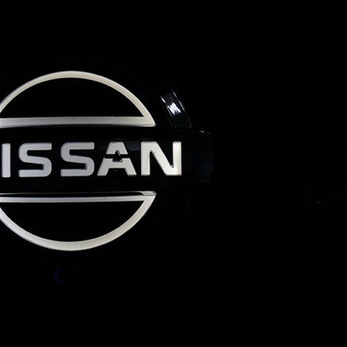 Logotipo De Luz De Coche Nissan 5d Led 11,7 Cm X 10 Cm Foto 4