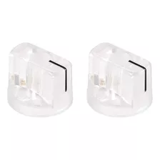 Uxcell 2pcs 6.4mm Shaft Hole Guitar Amp Effect Pedal Knobs P