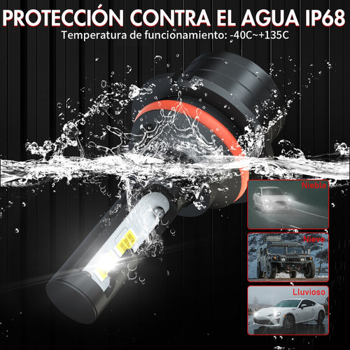 28000lm 9007 Kit Focos Led Luz Alta Y Baja Para Chevrolet 1 Foto 2