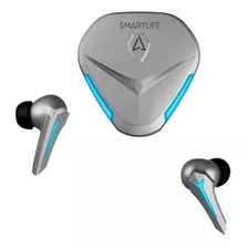 Smartlife Auriculares Inalámbrico Gamer Bluetooth 5.2 Gris