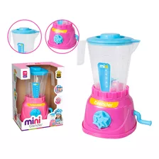 Mini Liquidificador Brinquedo Manivela Copo Casa Cozinha