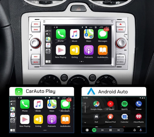 Ford Focus Android Ikon Transit Gps Wifi Radio Carplay Usb Foto 6