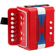 Acordeon Infantil Vallenato Niños Roja ¡ Sonido Real !