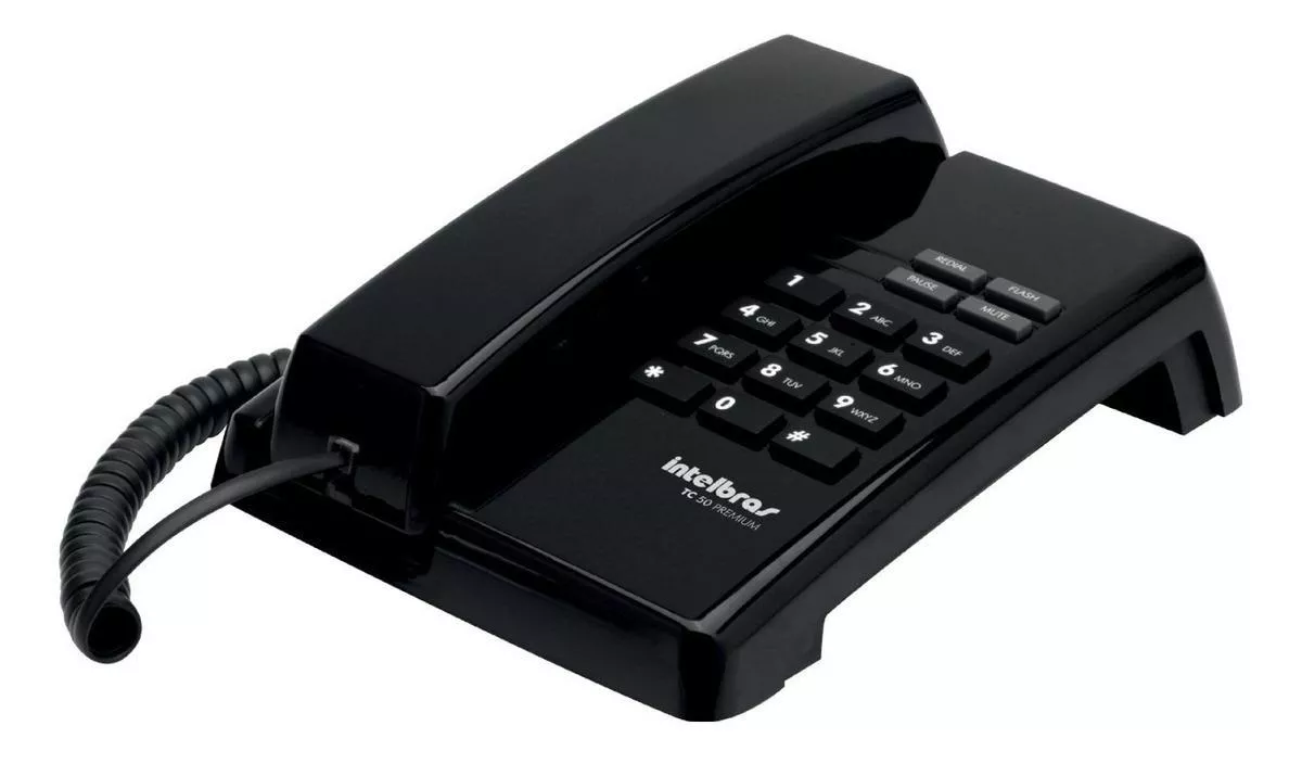 Telefone Fixo Intelbras Tc 50 Premium Preto