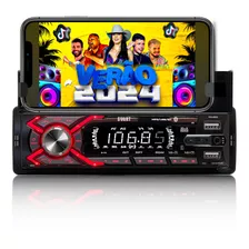 Radio Automotivo Potente Bluetooth Melhor Mais Forte 4x55w