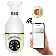 Camera Segurança Wifi Ip Lâmpada Full Hd Resistente Agua