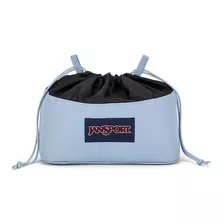 Bolsa Jansport Cinch Caddy Organizador Casual Acabado De Los Herrajes Metal Color Azul Claro Color De La Correa De Hombro Negro Diseño De La Tela Liso