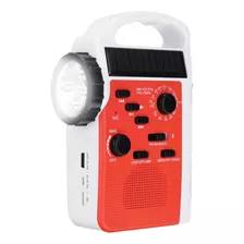 Radio Portatil Bluetooth Usb Sd Led Am/fm Dinamo Y Mas