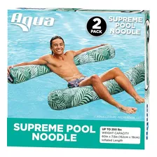 Aqua Oversized Piscina Inflable Noodle 2 Pack Soft Mesh Jumb