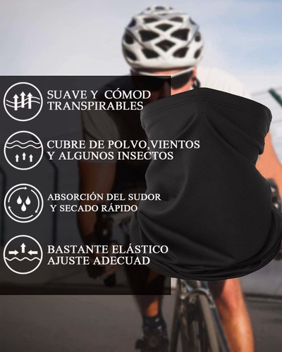 5 Pack Full Bandanas- Mascara Deportivas Para Moto Ciclismo Foto 2