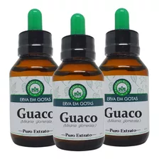 3 Extratos De Guaco 60ml - Expectorante / Gripes / Bronquite