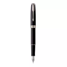 Lapicera Pluma Parker Sonnet Negra Ct Fp