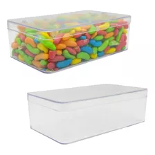 Caja Para Tarjeta Plastica Estuche Acrilico Con Tapa X10