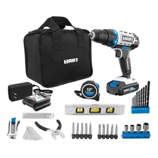 Hart Kit Taladro Inalámbrico 20 V, 1 Bateria/cargador 36 Pzs