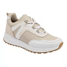 Tenis Urbano Color Beige Para Mujer Cód. 109120-1