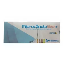 Cânula Preenchimento Slim Fabinject 25g X 38mm - 10 Un