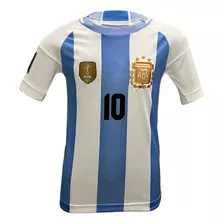 Camiseta Messi 10 Argentina Seleccion Adulto Futbol