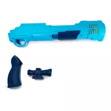 Brinquedo Lança Bolhas Bazuca Com Led Com Pilhas Incluso Top Cor Azul