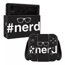 Skin Para Nintendo Interruptor Nerd | Funda Protectora De P