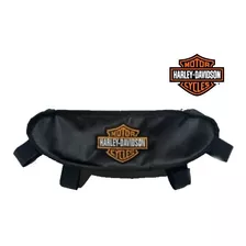 Pochete Bolsa De Guidão Moto Harley Fat Boy Special Flstc