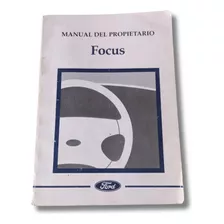 Manual De Propietario Ford Focus Usado 